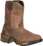 ROCKY FQ0003638 Kid'sS 6" Work BRWN Medium 2 Work Boots Brown