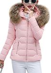 EFOFEI Women Puffer Jackets Ladies Fashion Winter Coat Warm Slim Fit Short Overcoat Casual Down Jacket Coat PK S