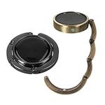 2X Purse Hook Foldable Handbag Hanger Aluminum Alloy - Bronze/Bronze