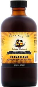 Sunny Isle Extra Dark Jamaican Black Castor Oil, 8 fl. oz. | 100% Natural High Potency Treatment for Hair, Scalp