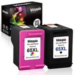 Inktopia Remanufactured for HP 65 XL 65XL Ink Cartridge High Yield, 1 Black+1 Tri-Color, Use with Envy 5055 5052 5058 DeskJet 3755 2655 3720 3722 3723 3752 3758 2652 2624 Printer