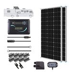 Renogy 200 Watts 12 Volts Monocrystalline Solar RV Kit with Adventurer