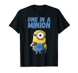 Despicable Me One In A Minion Blue Minion Drawing T-Shirt