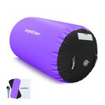 VOFiTNY Inflatable Gymnastics Air Barrel 120cm x 75cm Tumbling Octagon Mat Roller Back-Bend Trainer for Home/Gym, Do Not Include Pump