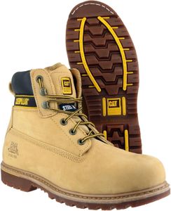 Cat Holton Men’s Ankle Boots, Honey Leather – Size 10 UK
