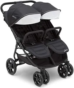 Jeep Destination Ultralight Side x Side Double Stroller, Midnight