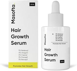 Masofta Hair Growth Serum For Promoting Hair Growth & Controlling Hair Fall With 3% Redensyl, 5% Capixyl, 4% Anagain, 3% Procapil & 3% Baicapil, Rosemary & Biotin, For Both Men & Women, 30ML