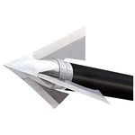 Qad/Lasermarx/Exodus Broadhead with Deep Six (Pack of 3), Black, 100 Grain