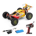 Goolsky WLtoys 144010 Brushless RC Car for Adults 75km/h 1/14 Remote Control Car Off-Road Off Road Trucks 2.4GHz 4WD RTR High Speed Racing Vehicle with Metal Chassis