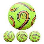 Tussan Sports Toddler Football, Size 2 Kids Lighter-weight Soccer Mini Ball for Age 2 3 4 5 6 Years Old Boys/Girls Toys Christmas, Birthday Gift - Garden Game, Indoor/Outdoor ball (Size 2, Yellow)