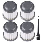 Gdrtwwh 4 pack Replacement PVF110 Filter,for Black & Decker BDH2000PL Pivot Vacuum