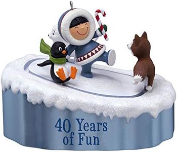 Hallmark Keepsake Christmas Ornament 2019 Year Dated Frosty Friends 40th Anniversary with Motion