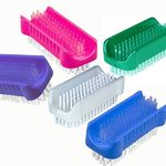 Nail Cleaning Brush (5 Pcs) Double Sided Finger Brush Scrubbing Brushes Durable Strong Bristles For Cleaning Fingernails and Toenails