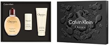 Calvin Klein Obsession Eau de Toilette, Aftershave Balm and Deodorant Stick Gift Set for Men