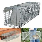 Small Humane Catch and Release Live Animal Trap for Mouse, Squirrels, Chipmunks, Rats, Weasels, Rabbits and Small Animals - Rodent Trap that Works Indoor and Outdoor Use