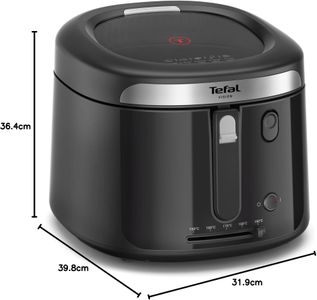 Tefal Vision Deep Fryer, 3L – Black