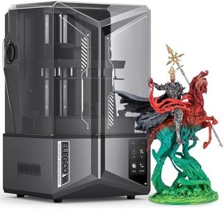 ELEGOO Saturn 4 Ultra 3D Printer, 10-Inch 12k Mono LCD 3D Printing, Auto Leveling, Intelligent Mechanical Sensor, AI Camera, MSLA Resin 3D Printer Large Size 218.88x122.88x220mm³