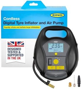RING TYREINFLATE GO 6 Cordless Tyre Inflator & Air Pump - Perfect for Leisure Activities