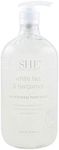 Om She Aromatherapy Moisturising Hand Wash with Pump, White Tea & Bergamot, 25 Fl Oz