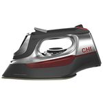 CHI Electronic Clothing Iron with Retractable Cord (13102C), Grey, 1700 Watts