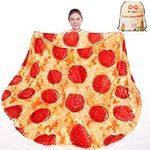 mermaker Pepperoni Pizzas Blanket 2