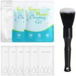 TICARVE Car Interior Detailing Cleaning Kit-10Pcs Car Screen Cleaner,Clean Gel, Detailing Brush, Cleaning Tools for Car, Keyboard and Interior Cleaning