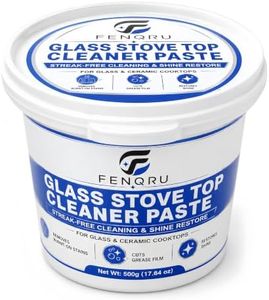 FENQRU Glass & Ceramic Cooktop & Stove Top Cleaner Paste Kit