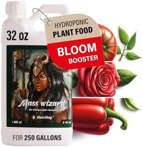 Bloom booster fertilizer as Hydroponic nutrients. Use it in Soil, and general hydroponics - Mass wizard 0-15-16 - Phosphorus and potassium fertilizers. Big Bud liquid fertilizer - 1L