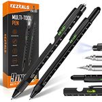 KEZKALS Gifts for Him, 9 in 1 Multitool Pen Birthday Gifts for Men/Women, Useful Cool Gadgets for Men, Mens Gifts for Dad, Boyfriend, Grandpa, Husband, Friends, Gifts for Men Who Have Everything