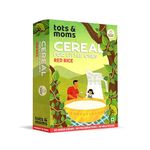 Tots & Moms Red Rice Cereal for kids - 200g | Iron-Rich Introductory Solid Food, Traditional Cereal No Salt No Sugar - Preservative Free - Prevents Anemia