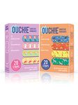 Aya Papaya Ouchie Non-Toxic Printed Bandages Double Combo (40 Pack) - Lavender & Orange