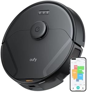 eufy X8 Pro Robot Vacuum Cleaner with Mop, Twin-Turbine™ 2× 4,000 Pa Powerful Suction, Active Detangling™ Roller Brush, and iPath™ Laser Navigation for Pet Hair Deep Cleaning on Carpet