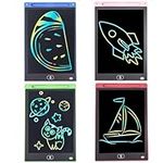 4 Pack LCD Writing Tablet for Kids, Electronic Drawing Writing Board, Learning Educational Toddler Drawing Board Toys for Age 3-12 Years Old Boys Girls 8.5inch(Blue, Red, Green, Pink)