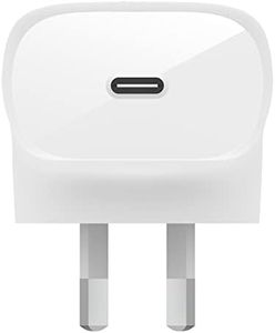 Belkin BoostCharge WCA005auWH 30W USB-C PD 3.0 PPS Wall Charger, White