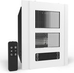 Infandy Electric Wall Heater for Indoor Use, 120V Wall Heater with Thermostat and Remote, 3 Heating Modes, 9H Timer, Child Lock, Overheat Protection, Suitable for Bathroom, 1500/750 Watt, Hardwired