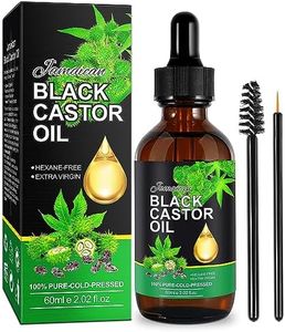 WEEMAGIC Jamaican Black Castor Oil for Castor Oil Pack & Eyelashes and Eyebrows 100% Pure Hair Oil Body Oil Moisturizing Massage Oil for Aromatherapy