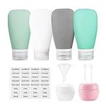 10 Pack Travel Bottle Set TSA Appro