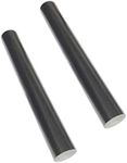 2pcs 2" Dia Round Acetal Copolymer Rods 12Inch Length - Standard Tolerance Opaque Black Acetal Copolymer Rods Meets ASTM D6778 Specifications Perfect for Non-Marring Fixtures