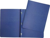 Hilroy 06209 3-Prong Report Cover, Dark Blue, 25 Per Pack