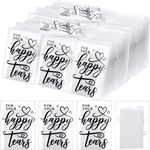 120 Packs Wedding Tissues Packs for Guests 3 Ply Happy Tears Tissue Packs for Wedding Bulk Individual Wedding Facial Travel Tissue Packs Wedding Welcome Bag Stuffers for Wedding Favors Guests Gifts