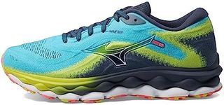 Mizuno Men's Wave Sky 7 Running Shoe, Jet Blue-white, 12