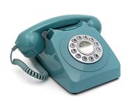 GPO Retro GPO746DPBBL 746 Desktop Push Button Telephone - Blue