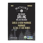 Watkins Gourmet Organic Grilling, Garlic Herb Marinade, Non-GMO, Kosher, 35 g