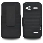 Amzer AMZ93286 Shellster Case Cover for HTC Radar 4G, T-Mobile HTC Radar 4G, 1-Pack, Retail Packaging (Black)