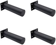 Set of 4 NUZAMAS Adjustable Matt Bl