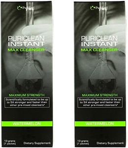 Puriclean Same-Day Max Detox Drink, Maximum Strength Cleansing Quick Flush Potent Deep System Cleanser Watermelon Flavor (64 Oz Total) (2 Pack)