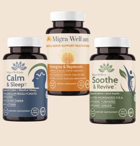 Wellkasa Migra-Well Complete Care Bundle – AM, EZ & PM
