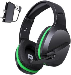 WolfLawS X3 Wireless Gaming Headset for Xbox Series X|S, Xbox One, PS5, PC, Mac, Nintendo Switch, Bluetooth Over Ear Gaming Headphones with Noise Canceling Microphone, 50H Battery, Low Latency