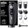 Braun Beard Trimmer Series 9 BT9441, Beard Trimmer Men Rechargeable, Trimmer with Barber Tools and 180-min Runtime, Hair for Men, Black