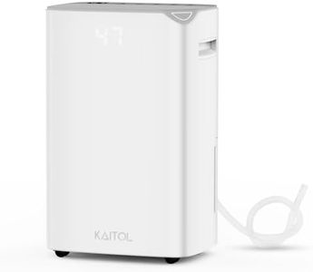 KAITOL Luftentfeuchter 25L/D, 2.5L Wassertank, mit WLAN-APP und Touchscreen, verfügt die Funktionen Entfeuchten/Trocknen/Wasser voll-Erinnerung/Schlafmodus/Auftauen/Luftreinigung.